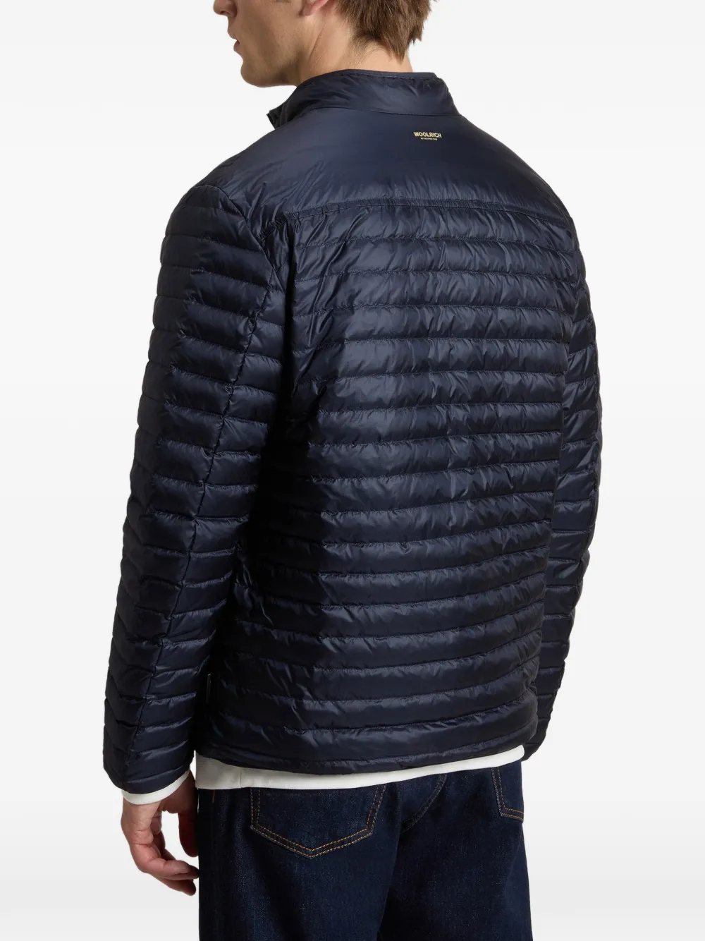 Woolrich Allen Downsweater jack Blauw