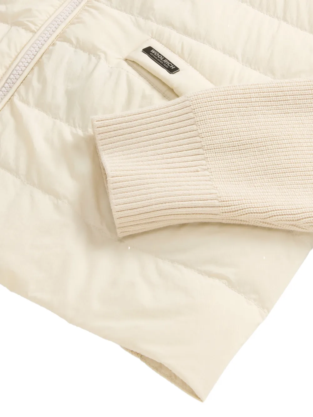  Woolrich Hybrid Bomber Jacket - Neutrals 
