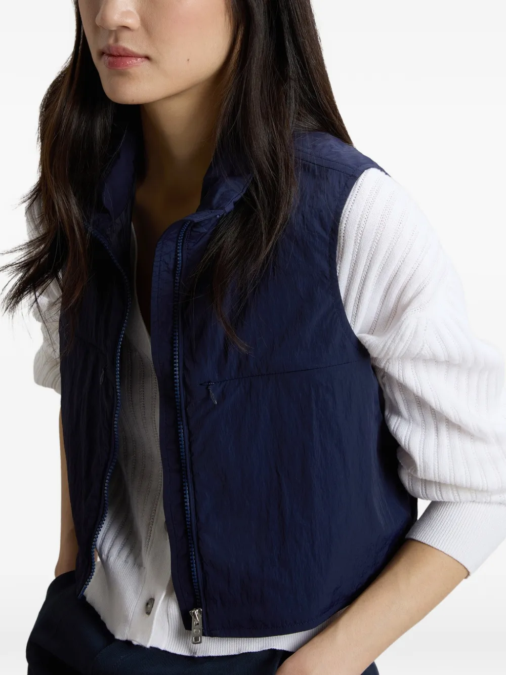 Woolrich Gilet met rits Blauw