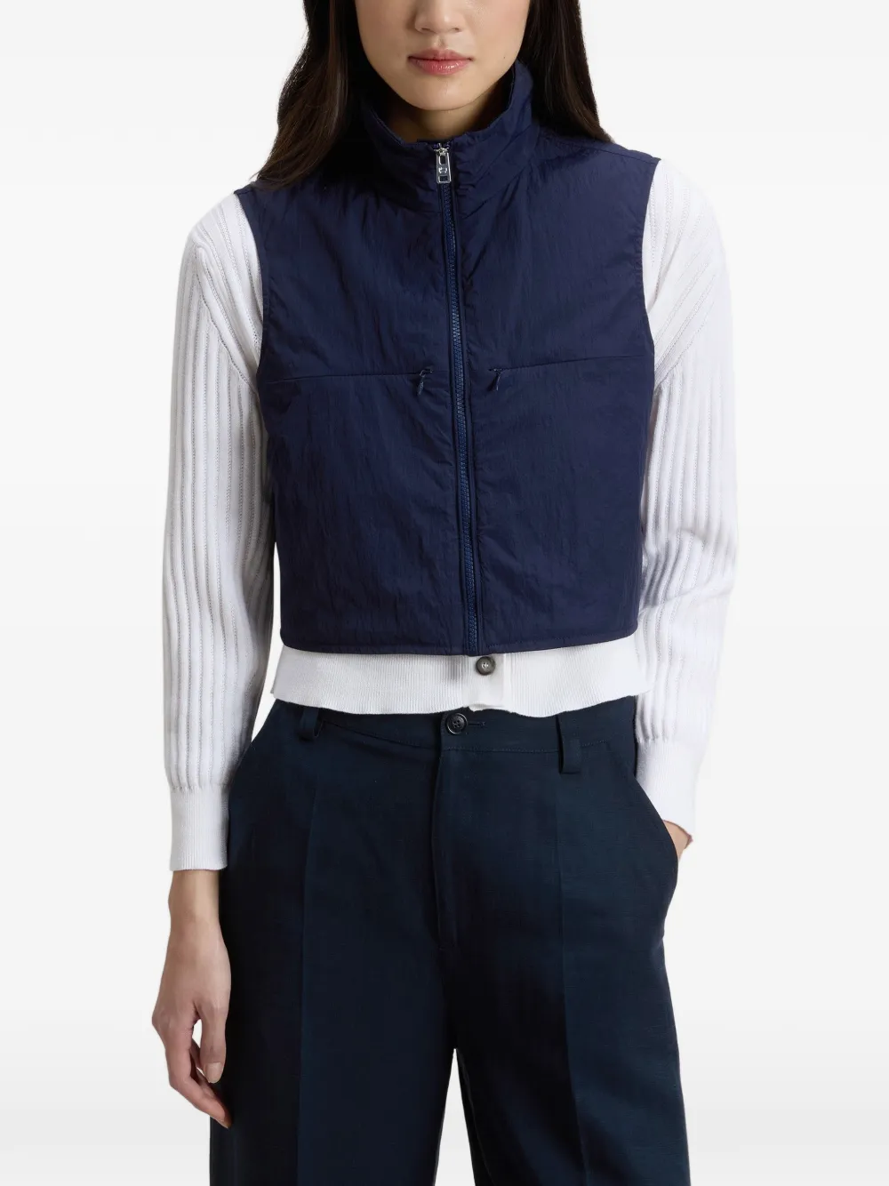 Woolrich Gilet met rits Blauw