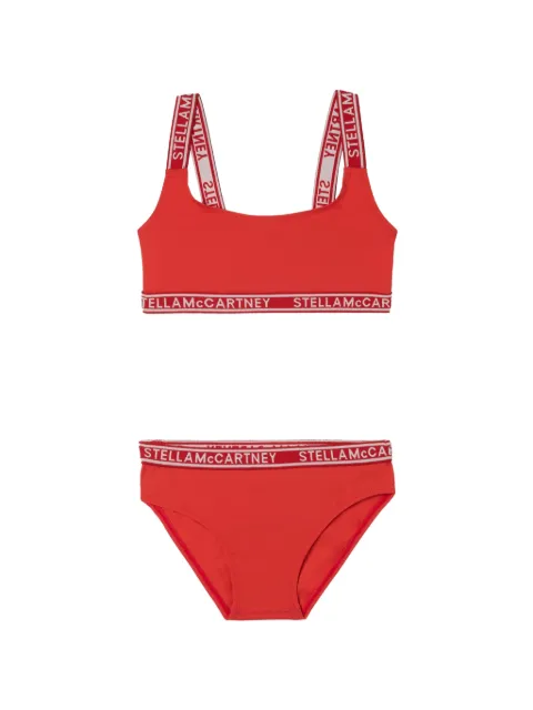 Stella McCartney Kids logo-detail bikini 