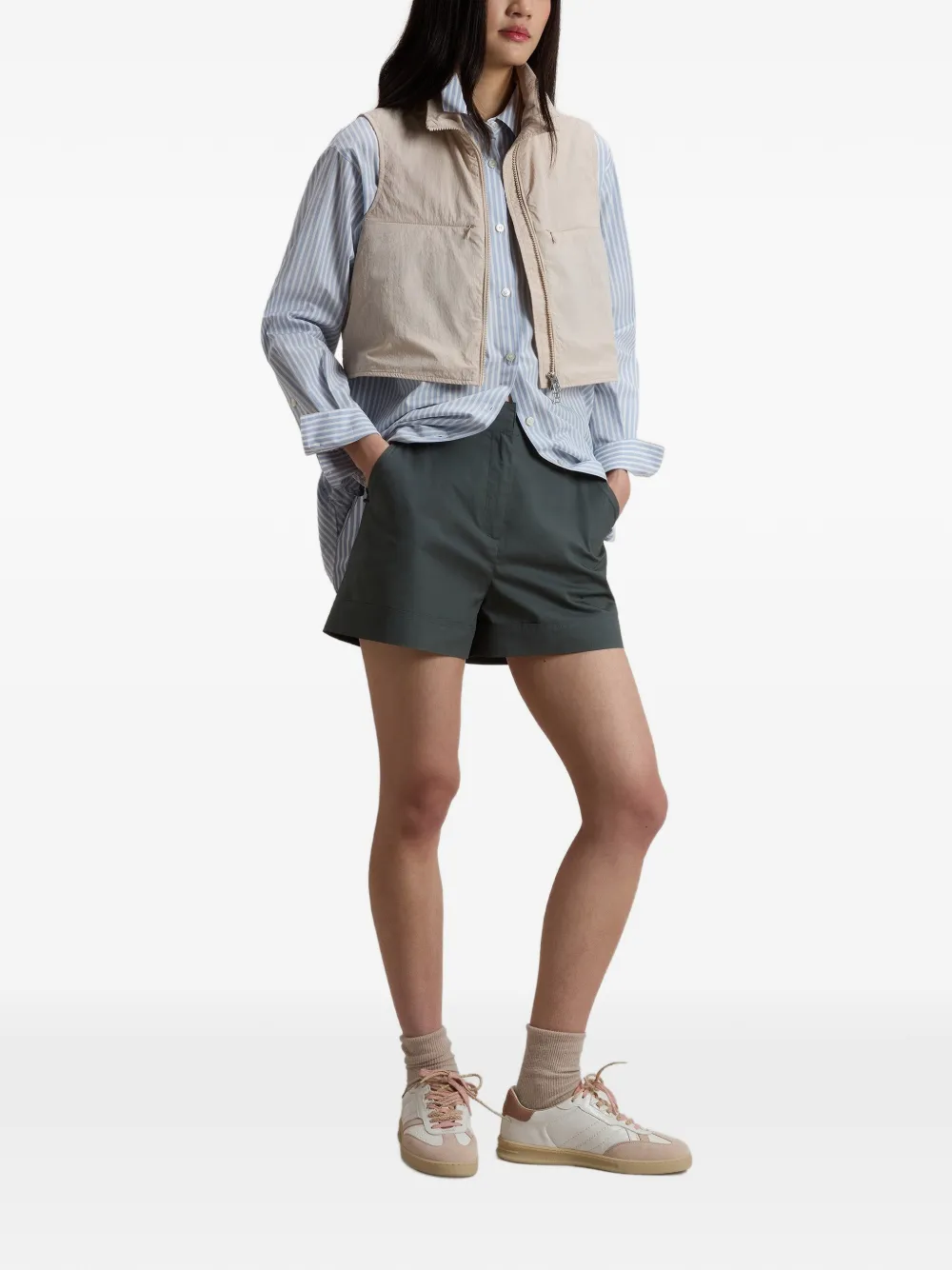 Woolrich Gelaagd gilet met rits Beige