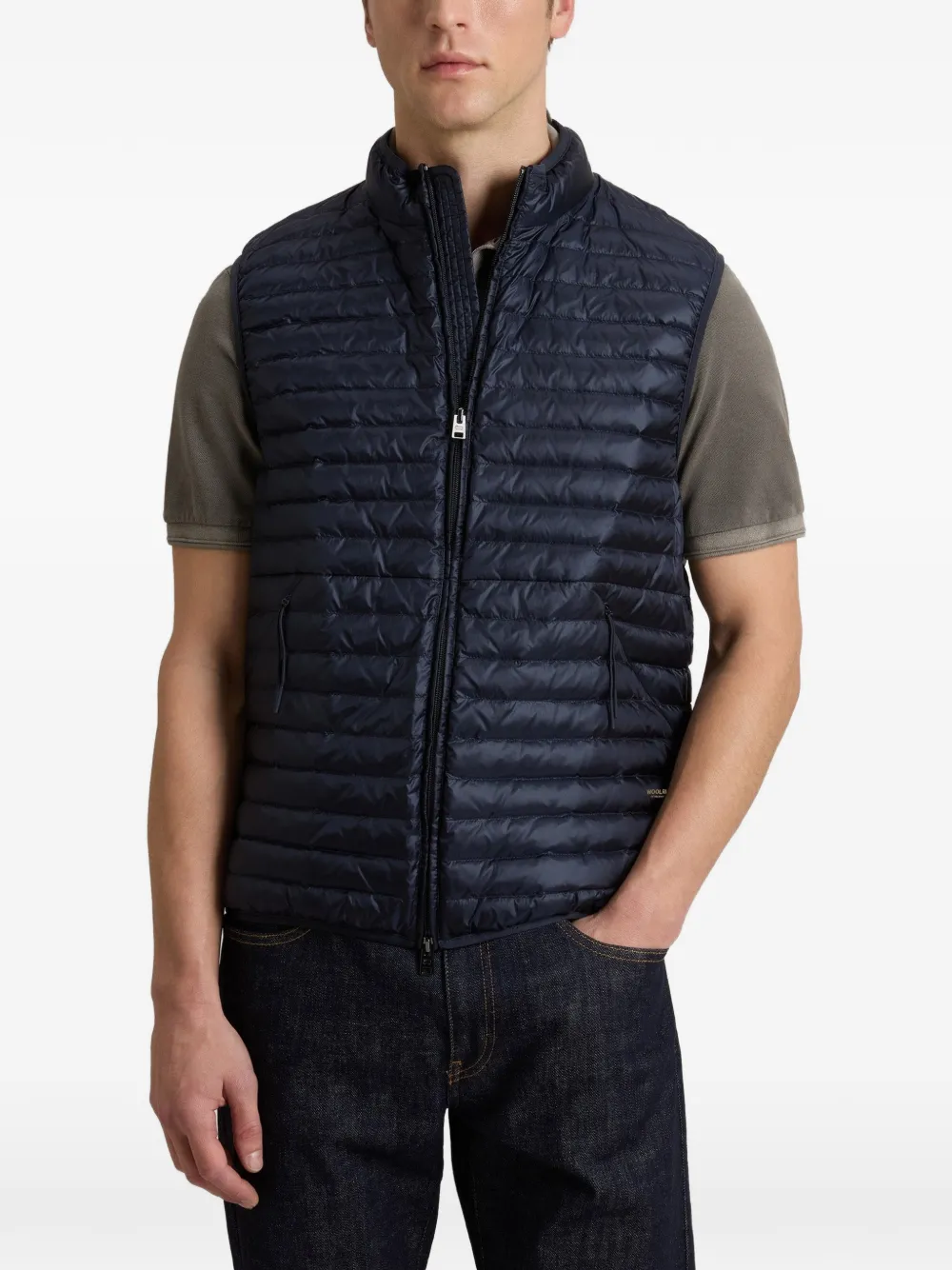  Woolrich Allen Padded Gilet - Blue 