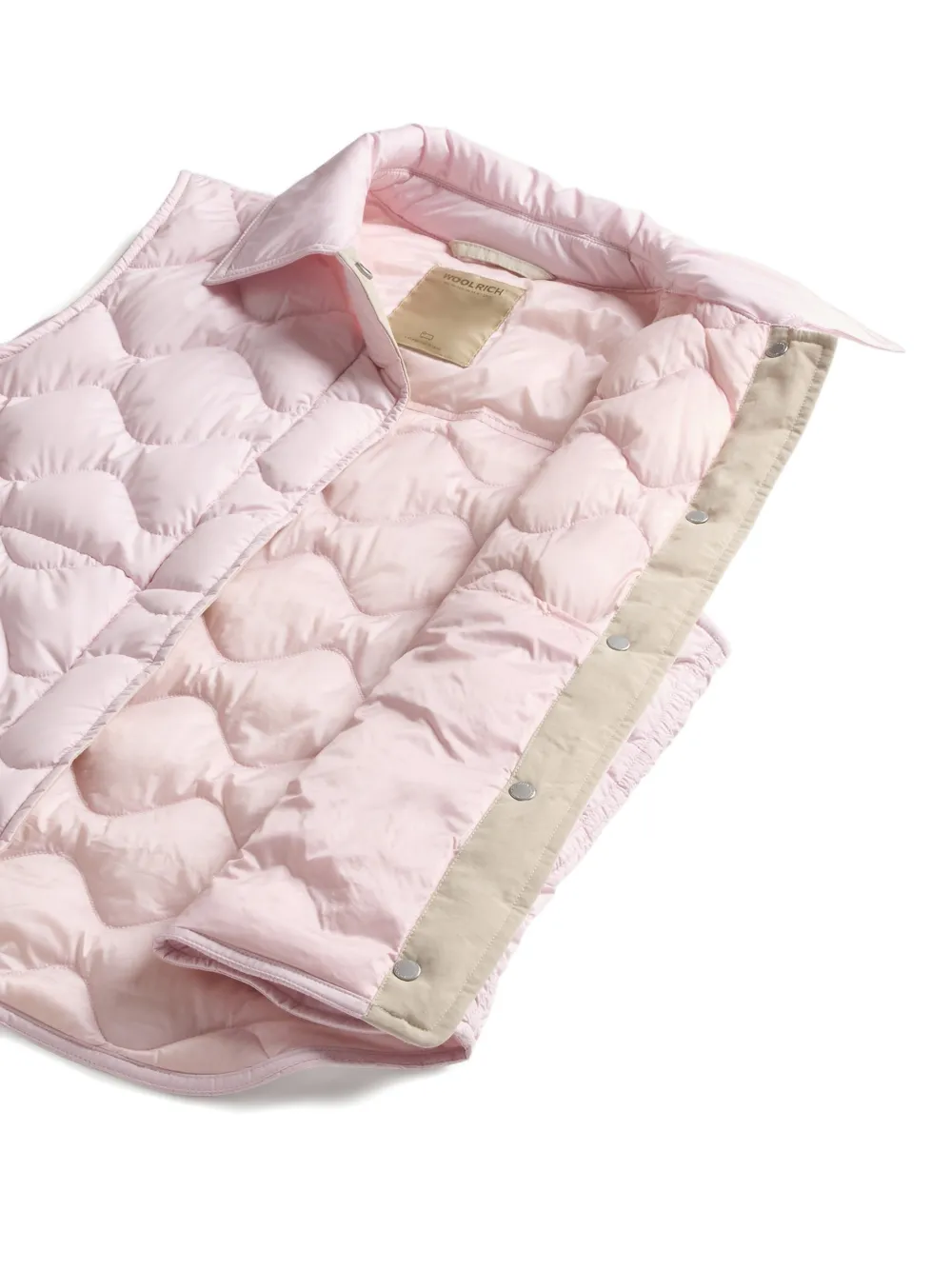 Woolrich Heritage gewatteerde top Roze