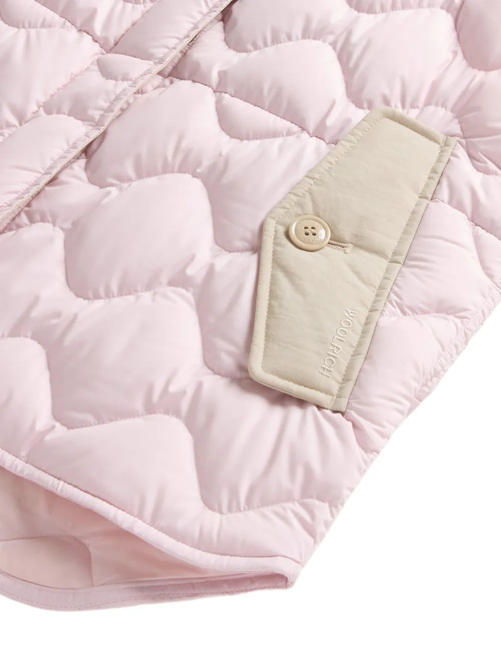 Woolrich Heritage gewatteerde top Roze
