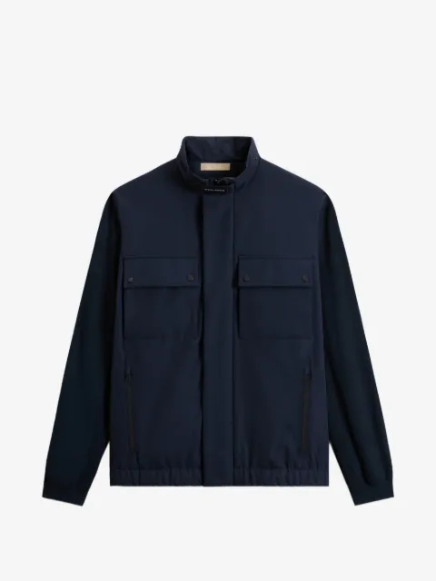 Woolrich Two Layers Hybrid flap-pocket jacket