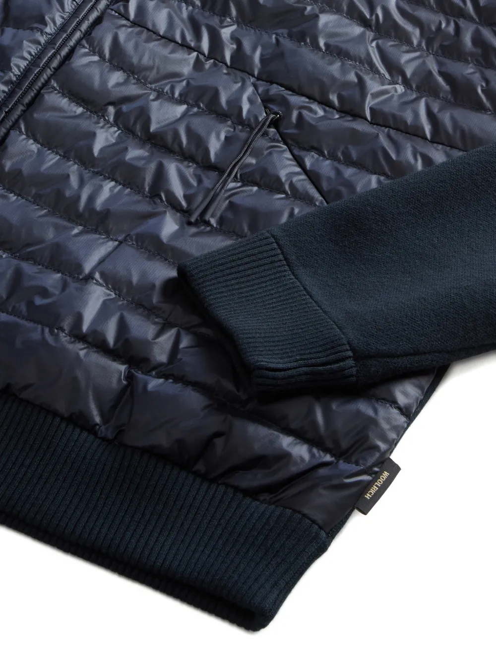 Woolrich Allen Hybrid jack met capuchon Blauw