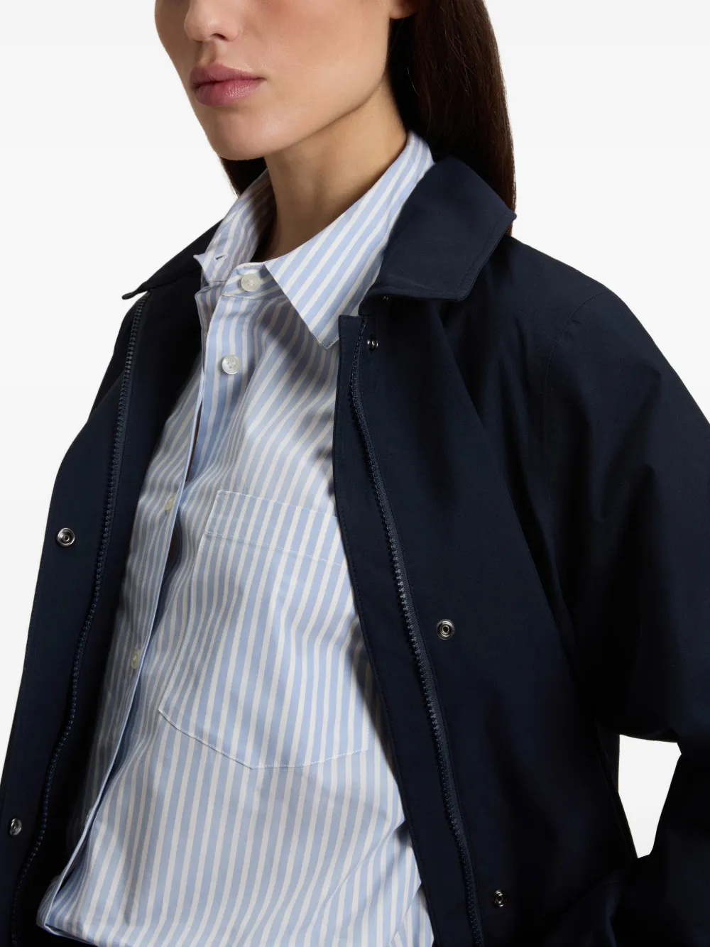 Woolrich GTX lange parka Blauw