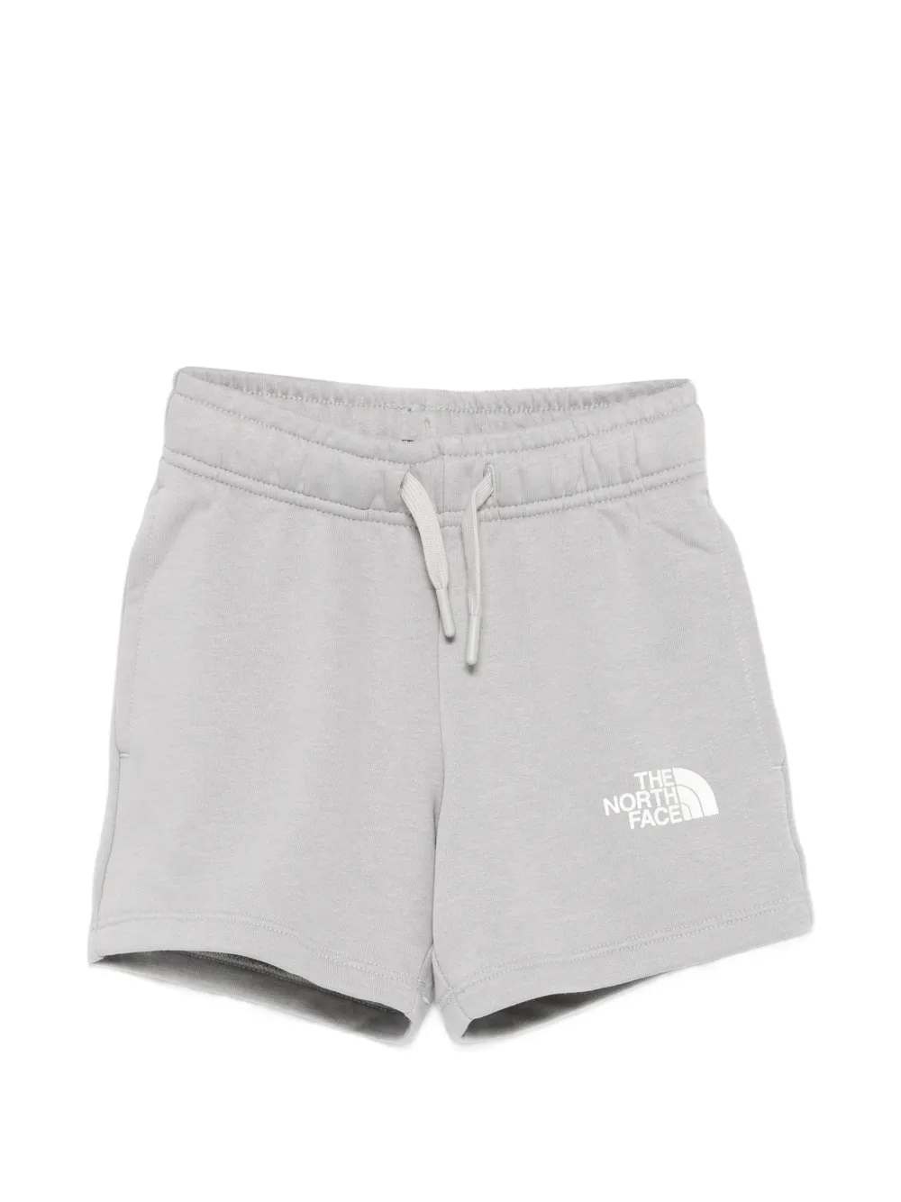 The North Face Kids logo-detail shorts - Grigio