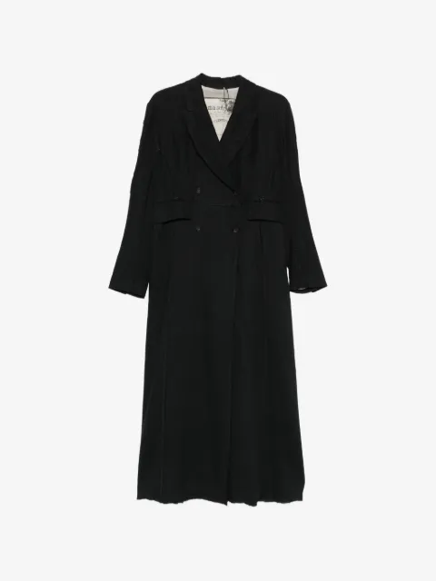 Masnada double-breasted buttoned coat