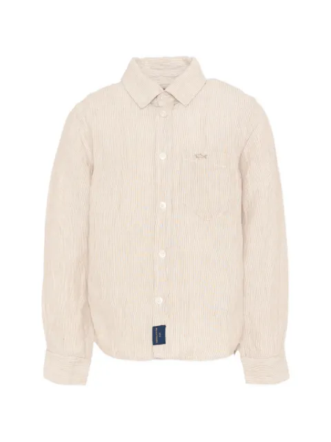Paul & Shark Junior camisa con bolsillo en el pecho