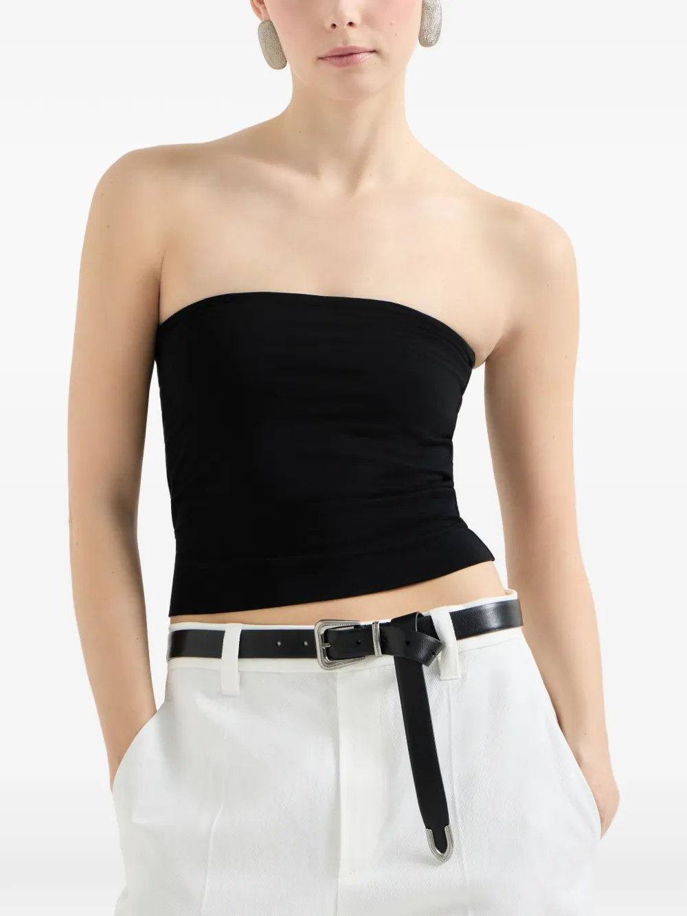 Brunello Cucinelli Bandeau top Zwart