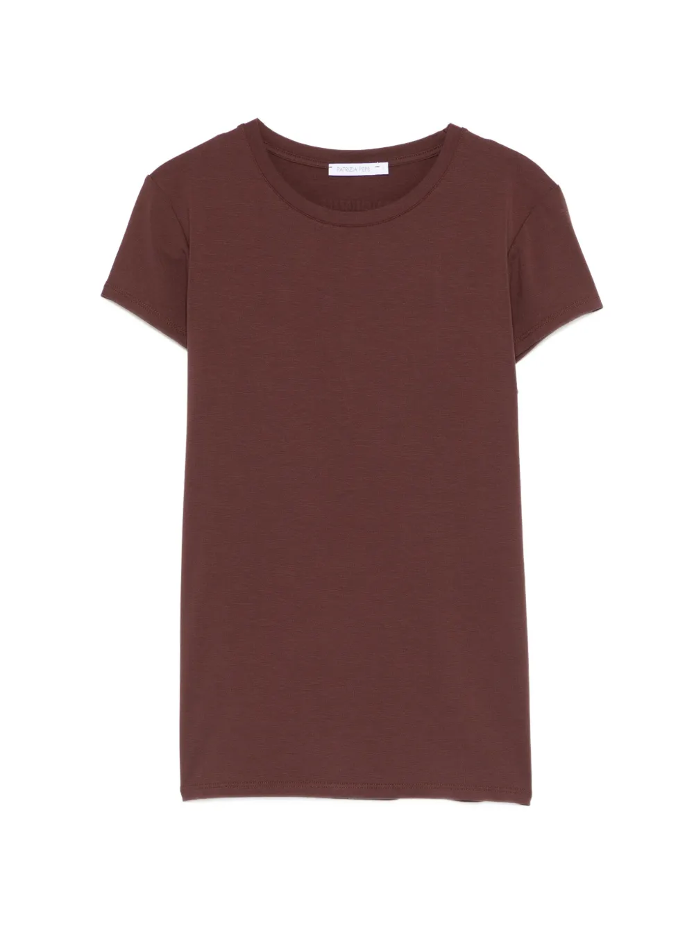 Patrizia Pepe round-neck T-shirt - Marrone