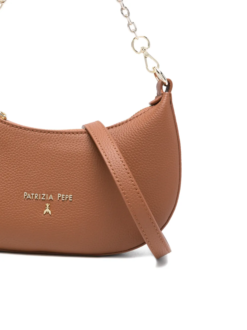  Patrizia Pepe Chain-strap Shoulder Bag - Brown 