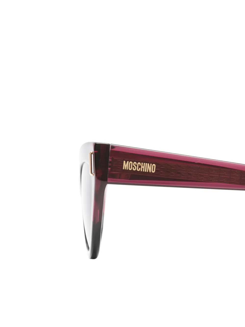Moschino Eyewear Zonnebril met cat-eye montuur Zwart