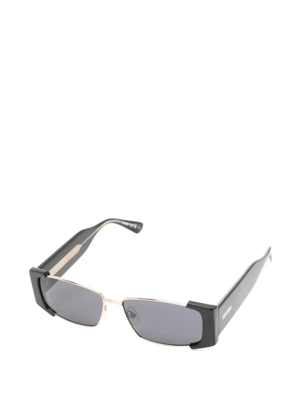  Moschino Eyewear Rectangle-frame Sunglasses - Black 