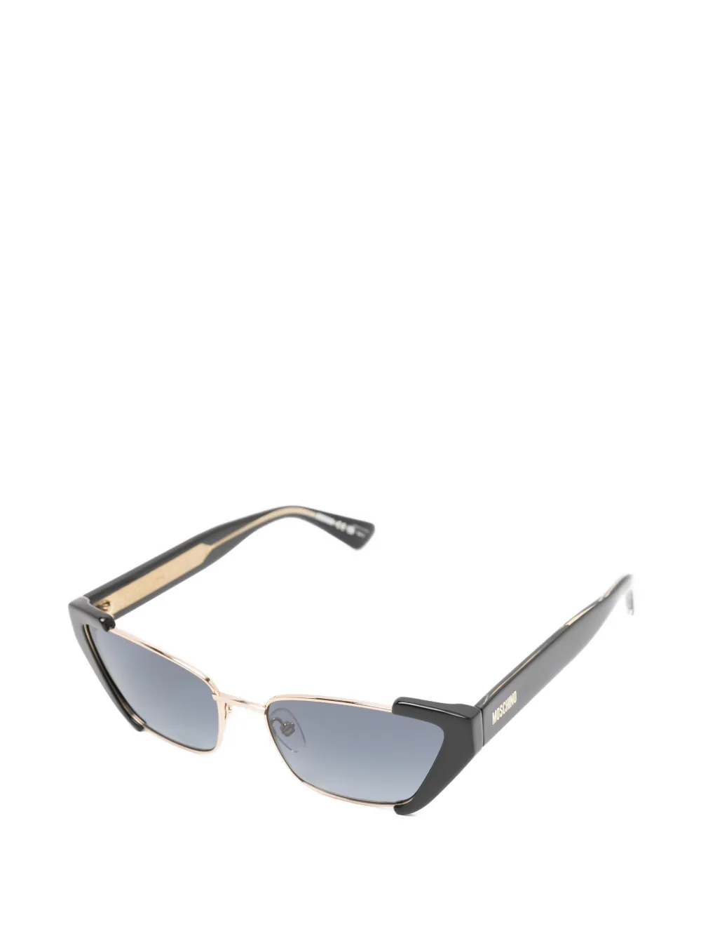 Moschino Eyewear Zonnebril met cat-eye montuur Zwart