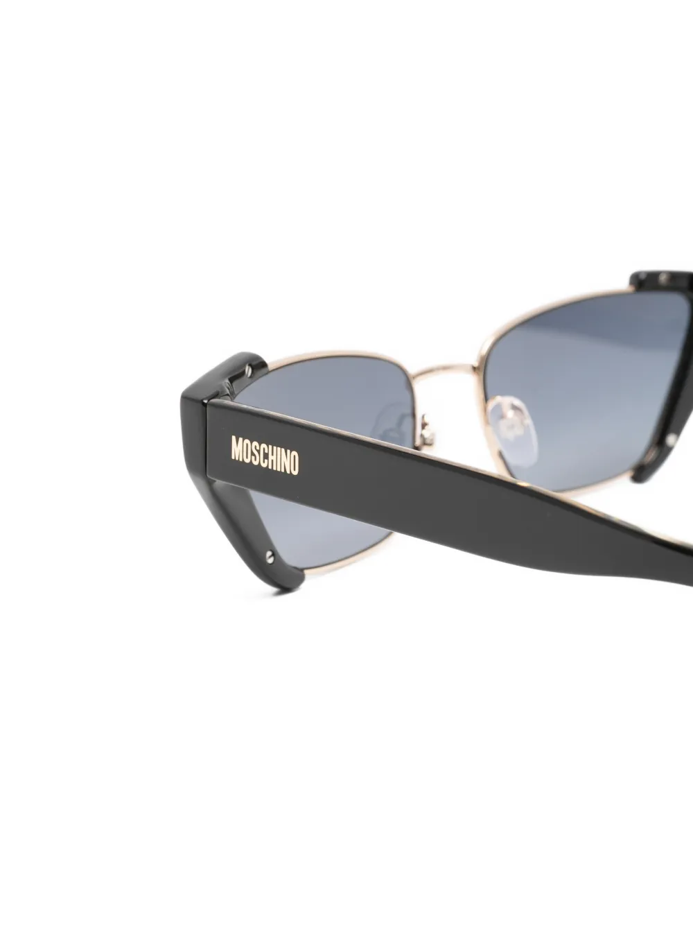 Moschino Eyewear Zonnebril met cat-eye montuur Zwart