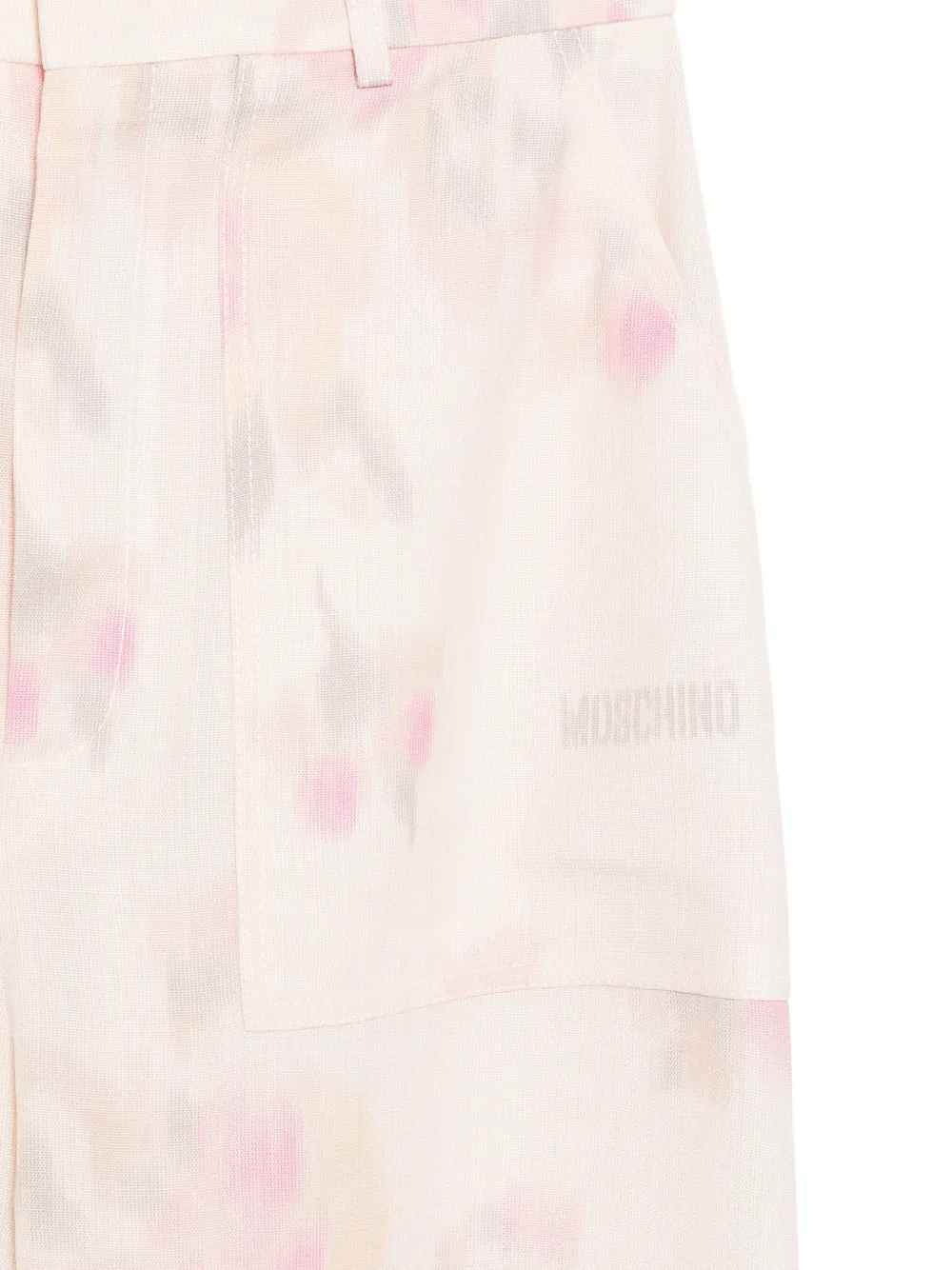  Moschino Floral-print Trousers - Pink 