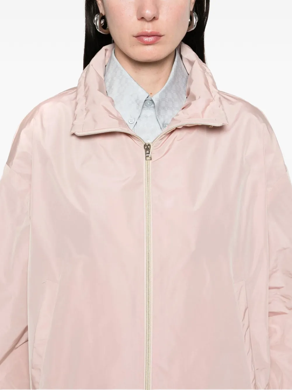 Herno Jack met hoge hals Roze