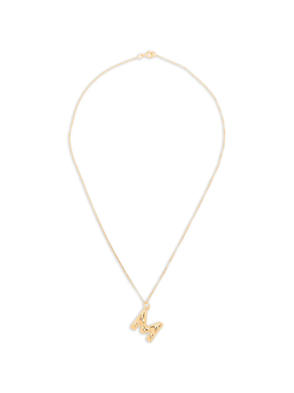 Completedworks M-initial pendant necklace - Oro