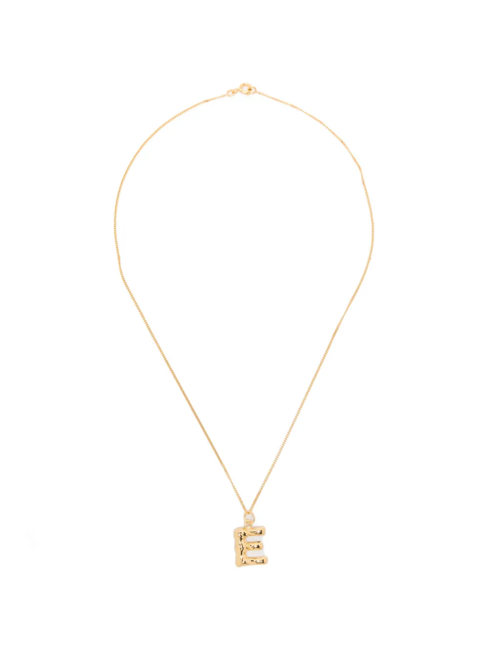 Completedworks E-initial pendant necklace - Oro
