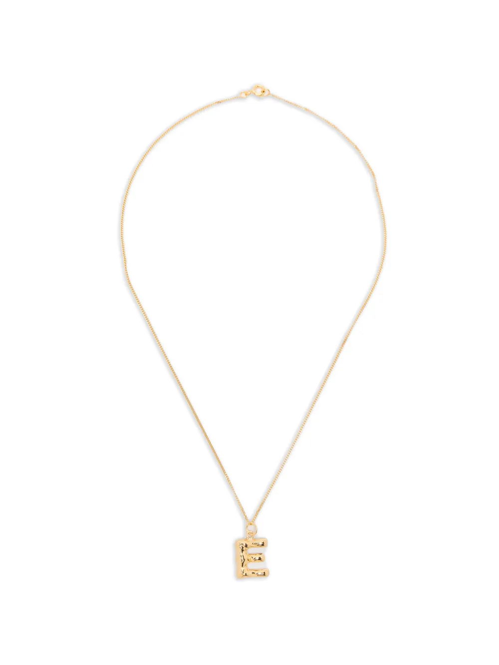 Completedworks E-initial pendant necklace - Oro