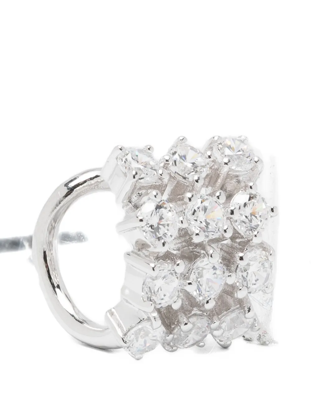 Completedworks Juggernaut zirconia-embellishment ear cuff - Argento