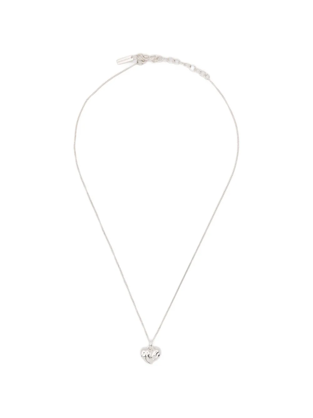 Completedworks heart-pendant necklace - Argento