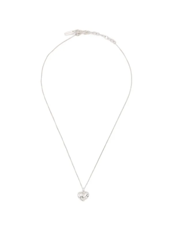 Completedworks Heart-pendant Necklace in Silver