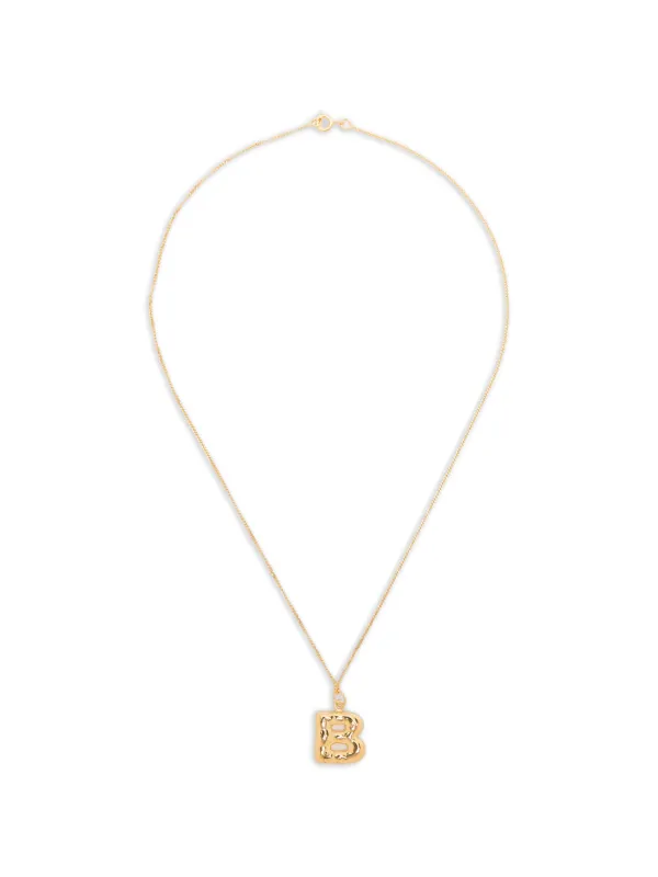 Completedworks B-pendant Necklace in Gold