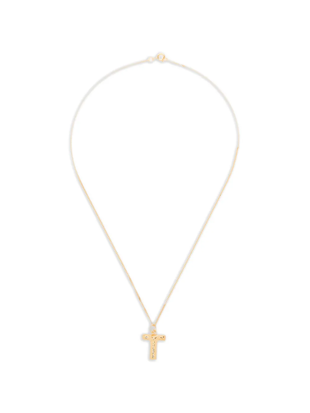 Completedworks textured-T necklace - Oro