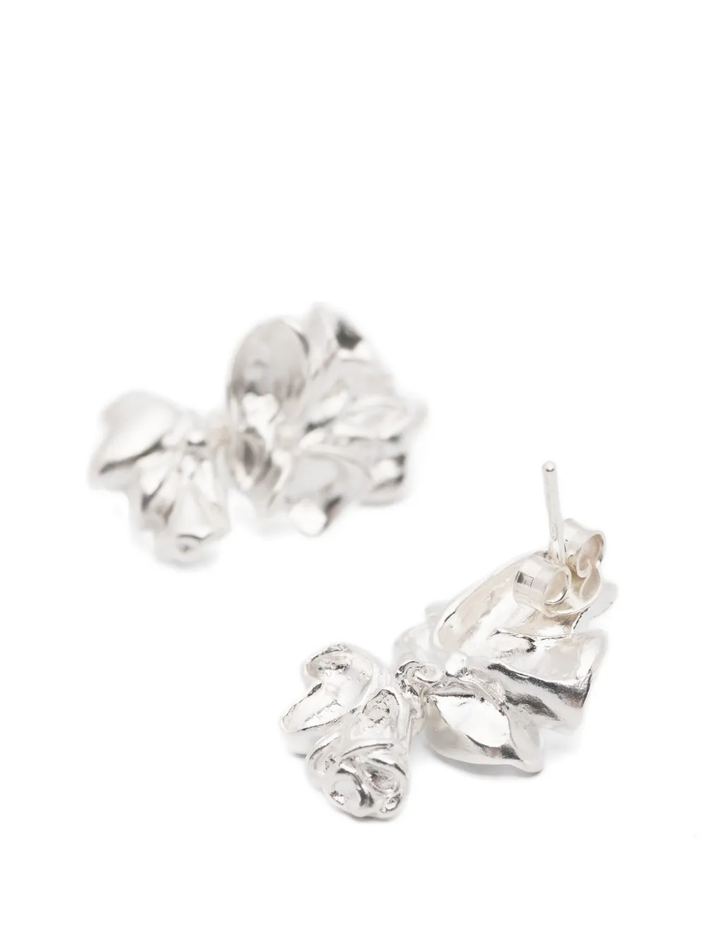 Completedworks Floral Drop Earrings - Silver 