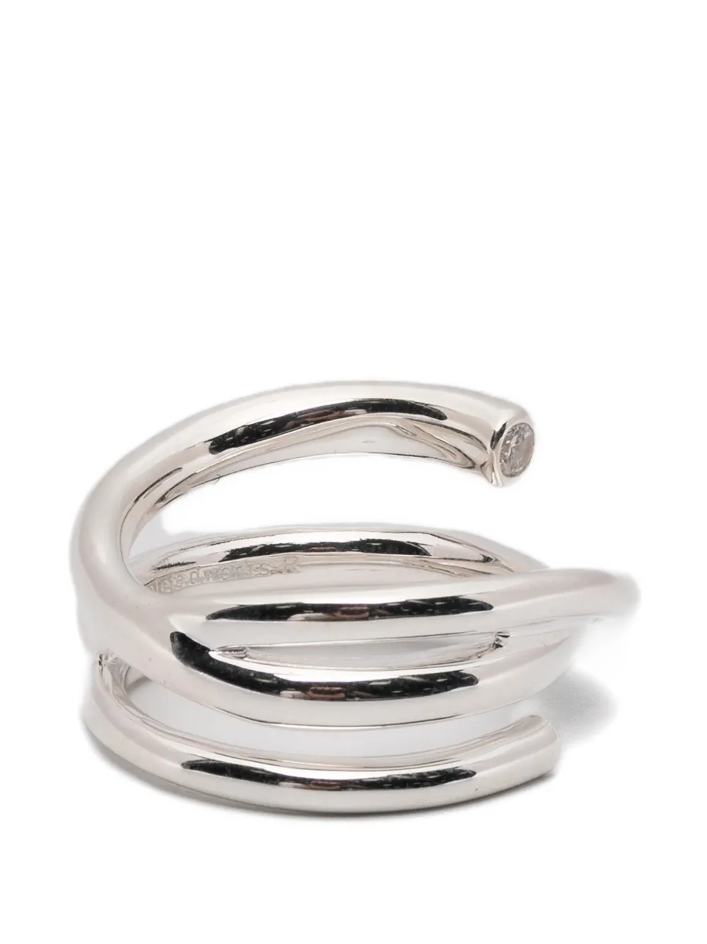 Completedworks spiral ring - Argento