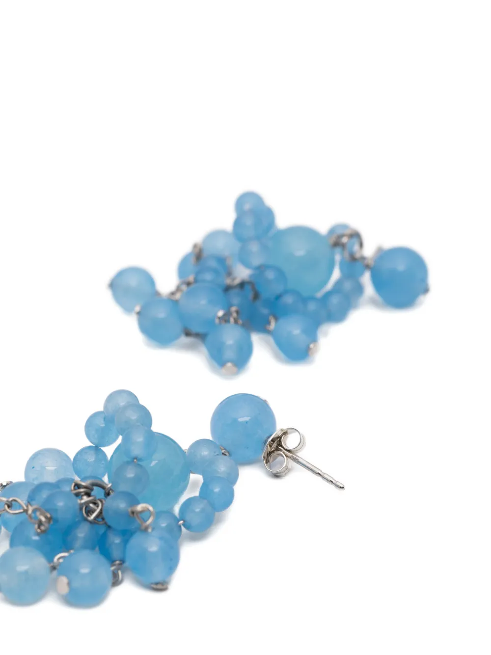  Completedworks Aftertaste Of A Dream Beaded Drop Earrings - Silver 