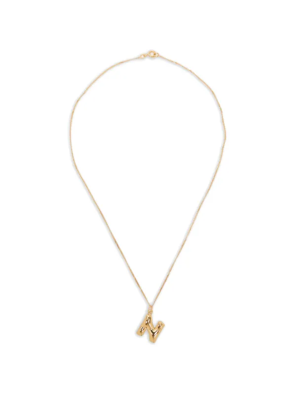 Completedworks N-initial Pendant Necklace in Gold