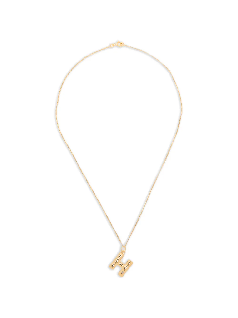 Completedworks H pendant necklace - Oro