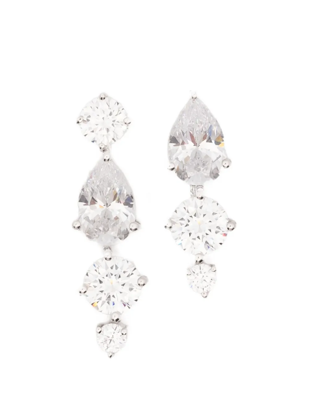 Completedworks drop embellishment earrings - Argento