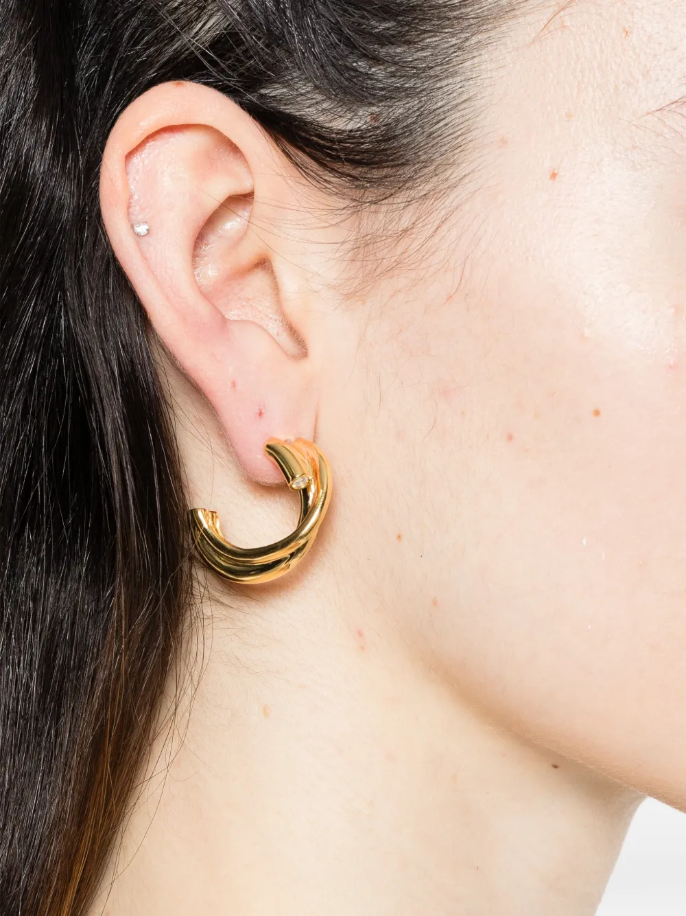  Completedworks Tubular Earrings - Gold 