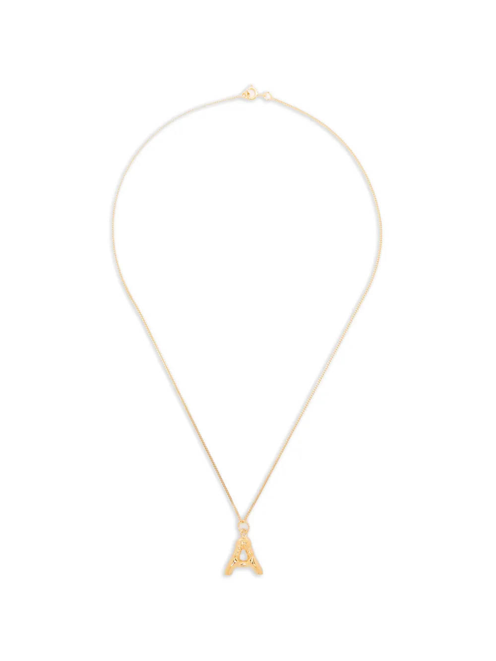 Completedworks A-initial charm necklace - Oro