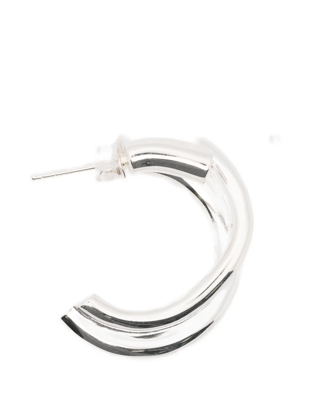 Completedworks twisted hoop earrings - Argento