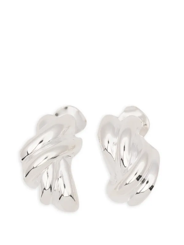 Completedworks Kettle Knot Earrings in Silver