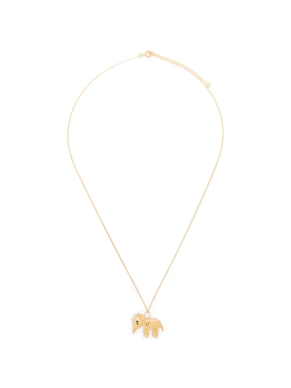 Completedworks Taurus Zodiac Balloon Necklace in Gold