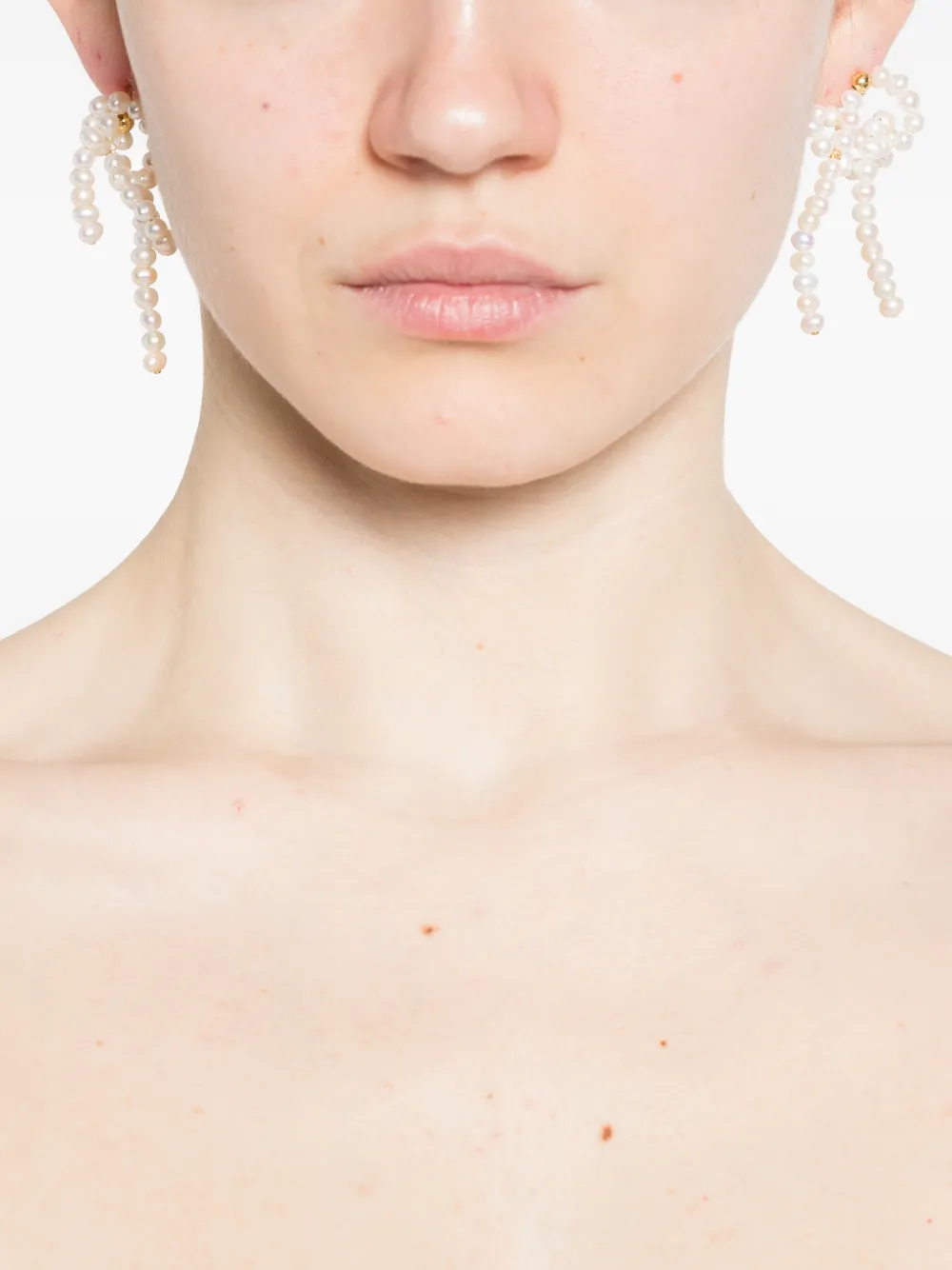  Completedworks Boucles D'oreilles à Détail De Perle 