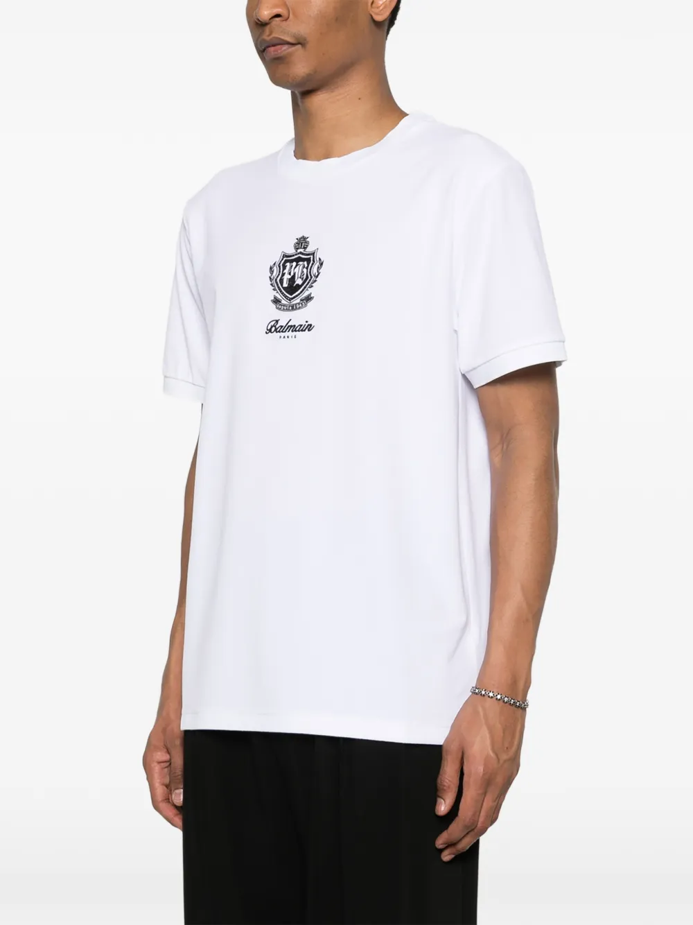 Balmain ロゴ Tシャツ | ホワイト | FARFETCH JP