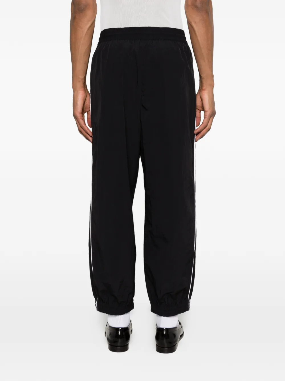 Willy Chavarria Broek met geborduurd logo Zwart
