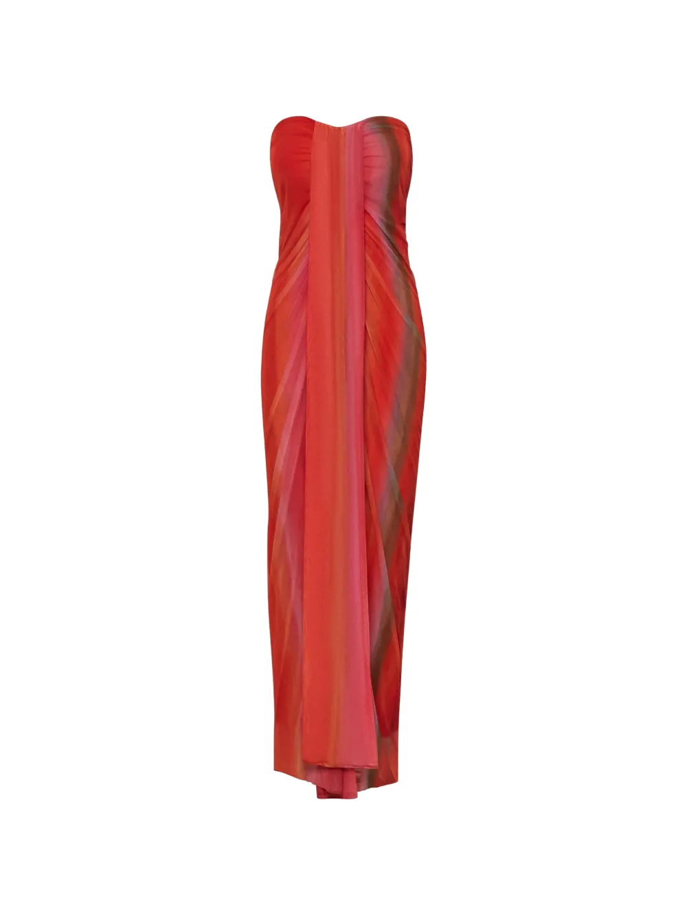 Baobab Abito lungo con spacco - Rosso