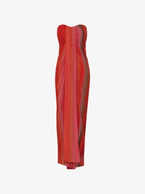 Baobab cascading slit maxi dress