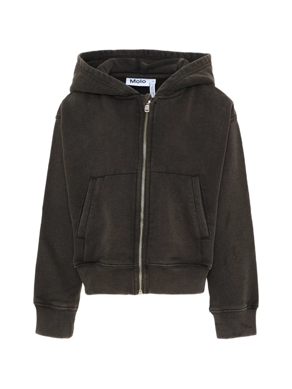 Molo zip-up hoodie - Brown