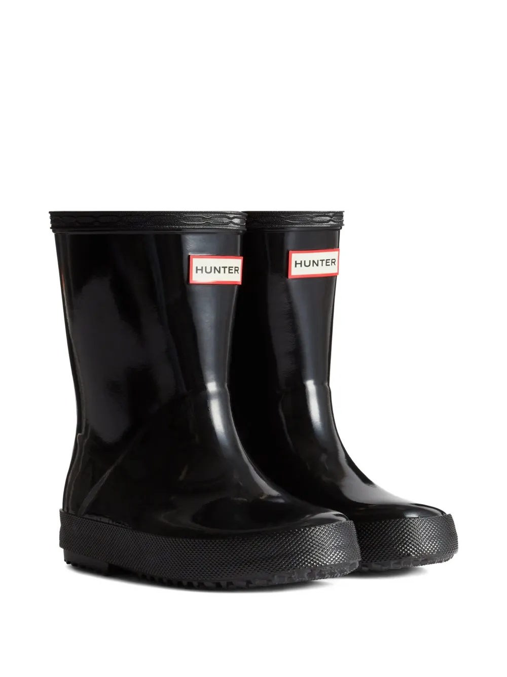 Hunter Kids First Classic Gloss Wellington boots Zwart